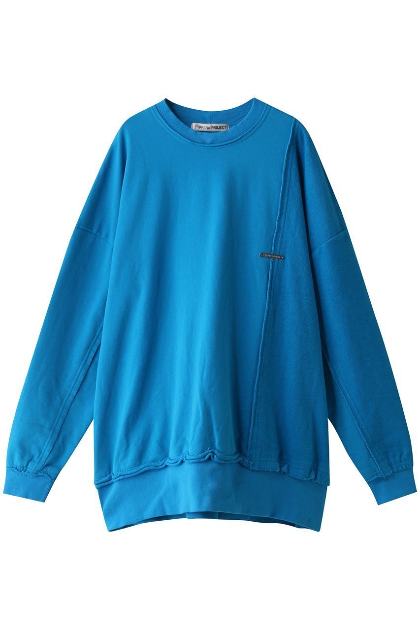 【プランク プロジェクト/PRANK PROJECT】の【UNISEX】ビッグスウェット/Big Sweatshirt インテリア・キッズ・メンズ・レディースファッション・服の通販 founy(ファニー) 　ファッション　Fashion　レディースファッション　Fashion for Women　トップス・カットソー　Cut & Sew Tops　シャツ・ブラウス・オフィスカジュアル　Elegant Blouses & Button-Ups　レディースパーカー・カジュアルフーディー　Casual Hoodies & Sweatshirts　ロングTシャツ・Tシャツ　Longline T-Shirts & Tees　スウェット・クルーネックトップス　Sweatshirts & Crewnecks / Relaxed Fit Sweat Tops　カットソー・ベーシックTシャツ　Cut-and-Sewn Tops / Stretch Tees & Basics　ユニセックス　Unisex, Genderless　おすすめ　Recommended / Our Picks　タイツ　Tights, Legwear　トレーナー　Sweatshirt, Trainer　ボトム　Bottoms, Lower Wear　レース　Lace, Lace Fabric　ロング　Long, Long-Length　BLU(ブルー)|ID: prp329100004577760 ipo3291000000032846978