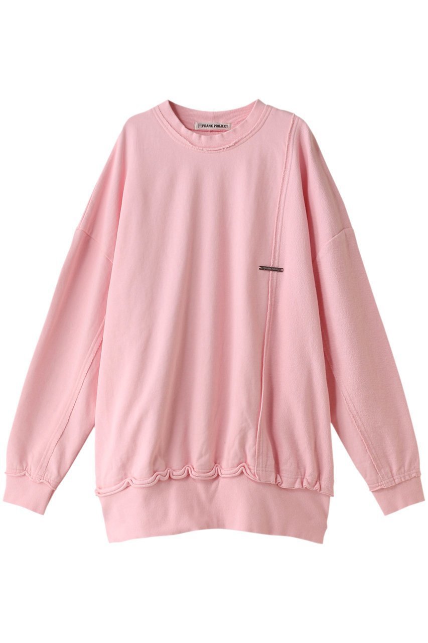 【プランク プロジェクト/PRANK PROJECT】の【UNISEX】ビッグスウェット/Big Sweatshirt インテリア・キッズ・メンズ・レディースファッション・服の通販 founy(ファニー) 　ファッション　Fashion　レディースファッション　Fashion for Women　トップス・カットソー　Cut & Sew Tops　シャツ・ブラウス・オフィスカジュアル　Elegant Blouses & Button-Ups　レディースパーカー・カジュアルフーディー　Casual Hoodies & Sweatshirts　ロングTシャツ・Tシャツ　Longline T-Shirts & Tees　スウェット・クルーネックトップス　Sweatshirts & Crewnecks / Relaxed Fit Sweat Tops　カットソー・ベーシックTシャツ　Cut-and-Sewn Tops / Stretch Tees & Basics　ユニセックス　Unisex, Genderless　おすすめ　Recommended / Our Picks　タイツ　Tights, Legwear　トレーナー　Sweatshirt, Trainer　ボトム　Bottoms, Lower Wear　レース　Lace, Lace Fabric　ロング　Long, Long-Length　PNK(ピンク)|ID: prp329100004577760 ipo3291000000032846994