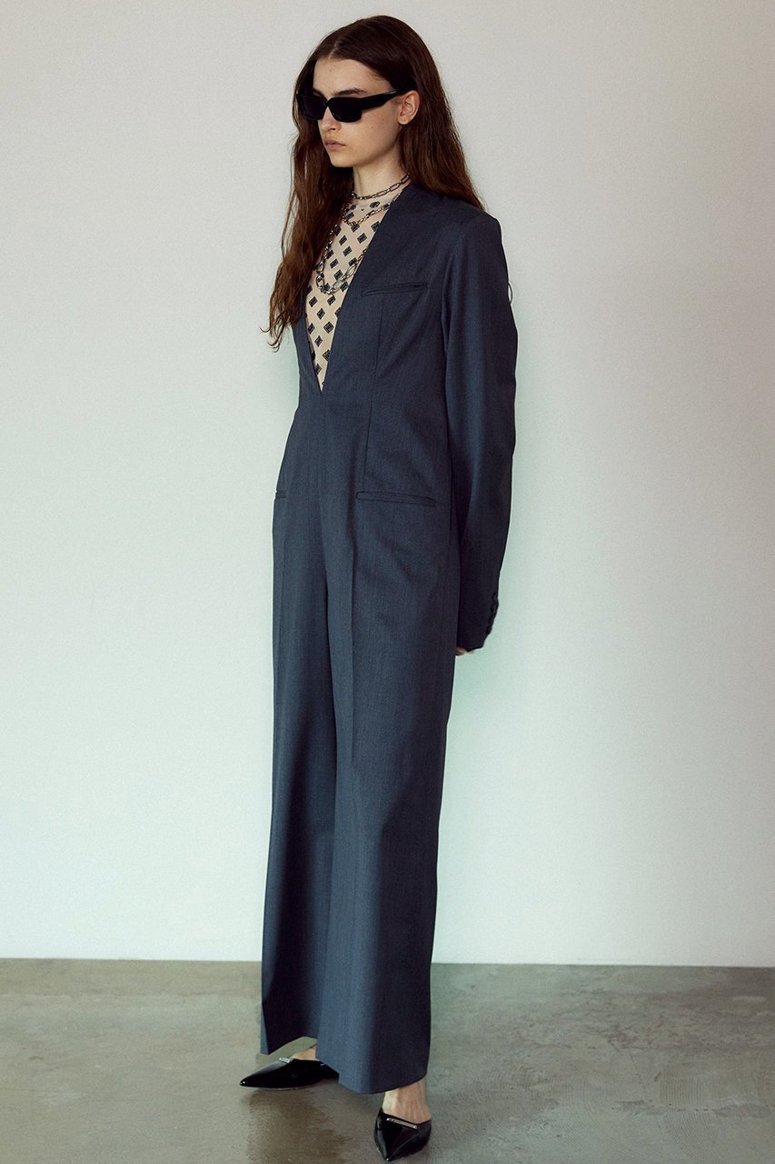 【プランク プロジェクト/PRANK PROJECT】のウォッシャブルノーカラージャケットオールインワン / Washable No Collar Jacket Jumpsuit 人気、トレンドファッション・服の通販 founy(ファニー) 　ファッション　Fashion　レディースファッション　Fashion for Women　アウター　Coat / Outerwear Collection　レディースジャケット・軽アウター　Jackets　ノーカラージャケット / シンプル上品コーデ　Collarless Jackets　パンツ　Pants & Trousers　おすすめ　Recommended / Our Picks　インナー　Innerwear　オケージョン　Occasion Wear　クール　Cool, Chic　ジャケット　Jacket, Outerwear　タートル　Turtleneck, Turtle Collar　other-8|ID: prp329100004577761 ipo3291000000034423494