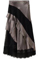 【プランク プロジェクト/PRANK PROJECT】のサテンラッフルスカート/Satin Ruffle Skirt GRY(グレー)|ID: prp329100004577762 ipo3291000000032424710