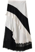 【プランク プロジェクト/PRANK PROJECT】のサテンラッフルスカート/Satin Ruffle Skirt WHT(ホワイト)|ID: prp329100004577762 ipo3291000000032424711