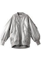 【プランク プロジェクト/PRANK PROJECT】の【UNISEX】フェイクレザーMA-1 / Synthetic Leather MA-1 人気、トレンドファッション・服の通販 founy(ファニー) ファッション Fashion レディースファッション Ladies' Fashion Online アウター Coat Outerwear ジャケット Jackets ブルゾン Blouson/Jackets MA-1 MA-1 ユニセックス Unisex シルバー Silver ジャケット Jacket スリット Slit フェイクレザー Faux Leather ブルゾン Blouson ラグジュアリー Luxury エレガント 上品 Elegant 防寒 Cold Protection thumbnail SLV(シルバー)|ID: prp329100004577763 ipo3291000000032424723