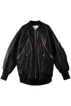 【プランク プロジェクト/PRANK PROJECT】の【UNISEX】フェイクレザーMA-1 / Synthetic Leather MA-1 BLK(ブラック)|ID: prp329100004577763 ipo3291000000032966575