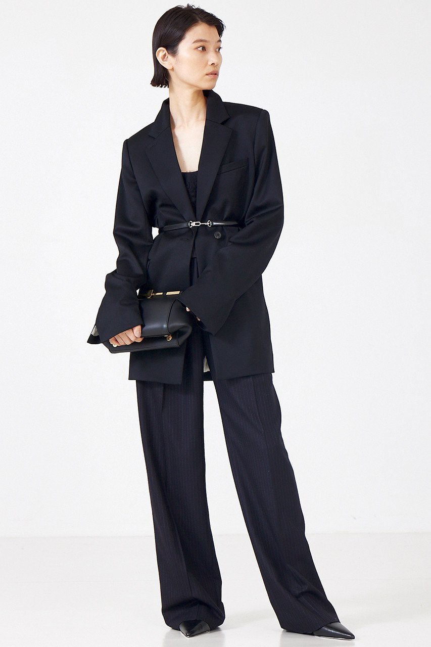 【ザ ストア バイ シー/THE STORE by C】のピンストライプタックパンツ 人気、トレンドファッション・服の通販 founy(ファニー) 　ファッション　Fashion　レディースファッション　Fashion for Women　パンツ　Pants & Trousers　ジャケット　Jacket, Outerwear　セットアップ　Set-Up, Coordinated Outfit　バランス　Balance, Style Balance　フォルム　Silhouette, Form　モダン　Modern, Contemporary　other-3|ID: prp329100004577764 ipo3291000000032829020