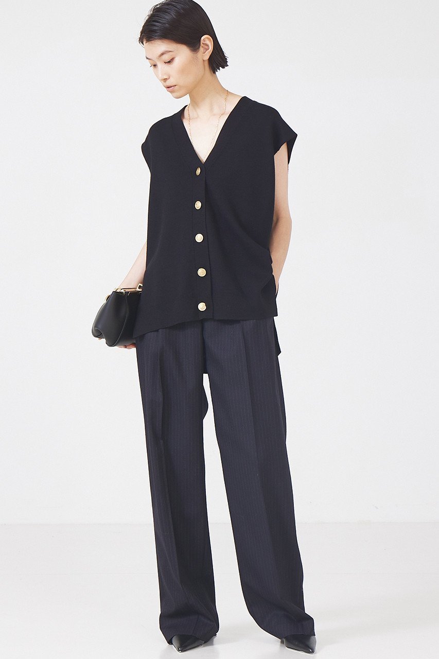 【ザ ストア バイ シー/THE STORE by C】のピンストライプタックパンツ 人気、トレンドファッション・服の通販 founy(ファニー) 　ファッション　Fashion　レディースファッション　Fashion for Women　パンツ　Pants & Trousers　ジャケット　Jacket, Outerwear　セットアップ　Set-Up, Coordinated Outfit　バランス　Balance, Style Balance　フォルム　Silhouette, Form　モダン　Modern, Contemporary　other-4|ID: prp329100004577764 ipo3291000000032829021