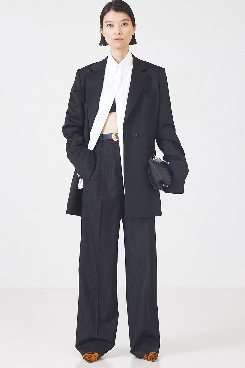 【ザ ストア バイ シー/THE STORE by C】のピンストライプタックパンツ 人気、トレンドファッション・服の通販 founy(ファニー) 　ファッション　Fashion　レディースファッション　Fashion for Women　パンツ　Pants & Trousers　ジャケット　Jacket, Outerwear　セットアップ　Set-Up, Coordinated Outfit　バランス　Balance, Style Balance　フォルム　Silhouette, Form　モダン　Modern, Contemporary　other-5|ID: prp329100004577764 ipo3291000000032829022