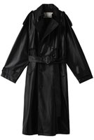 【プランク プロジェクト/PRANK PROJECT】の【UNISEX】ヴィーガンレザートレンチコート / Synthetic Leather Trench Coat 人気、トレンドファッション・服の通販 founy(ファニー) ファッション Fashion レディースファッション WOMEN アウター Coat Outerwear コート Coats トレンチコート Trench Coats ユニセックス Unisex トレンチ Trench マキシ Maxi ロング Long |ID:prp329100004577766