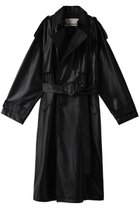 【プランク プロジェクト/PRANK PROJECT】の【UNISEX】ヴィーガンレザートレンチコート / Synthetic Leather Trench Coat 人気、トレンドファッション・服の通販 founy(ファニー) ファッション Fashion レディースファッション Ladies' Fashion Online アウター Coat Outerwear コート Coats トレンチコート Trench Coats ユニセックス Unisex トレンチ Trench マキシ Maxi ロング Long thumbnail BLK(ブラック)|ID: prp329100004577766 ipo3291000000032424750
