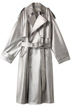 【プランク プロジェクト/PRANK PROJECT】の【UNISEX】ヴィーガンレザートレンチコート / Synthetic Leather Trench Coat 人気、トレンドファッション・服の通販 founy(ファニー) ファッション Fashion レディースファッション Ladies' Fashion Online アウター Coat Outerwear コート Coats トレンチコート Trench Coats ユニセックス Unisex トレンチ Trench マキシ Maxi ロング Long thumbnail SLV(シルバー)|ID: prp329100004577766 ipo3291000000032424751