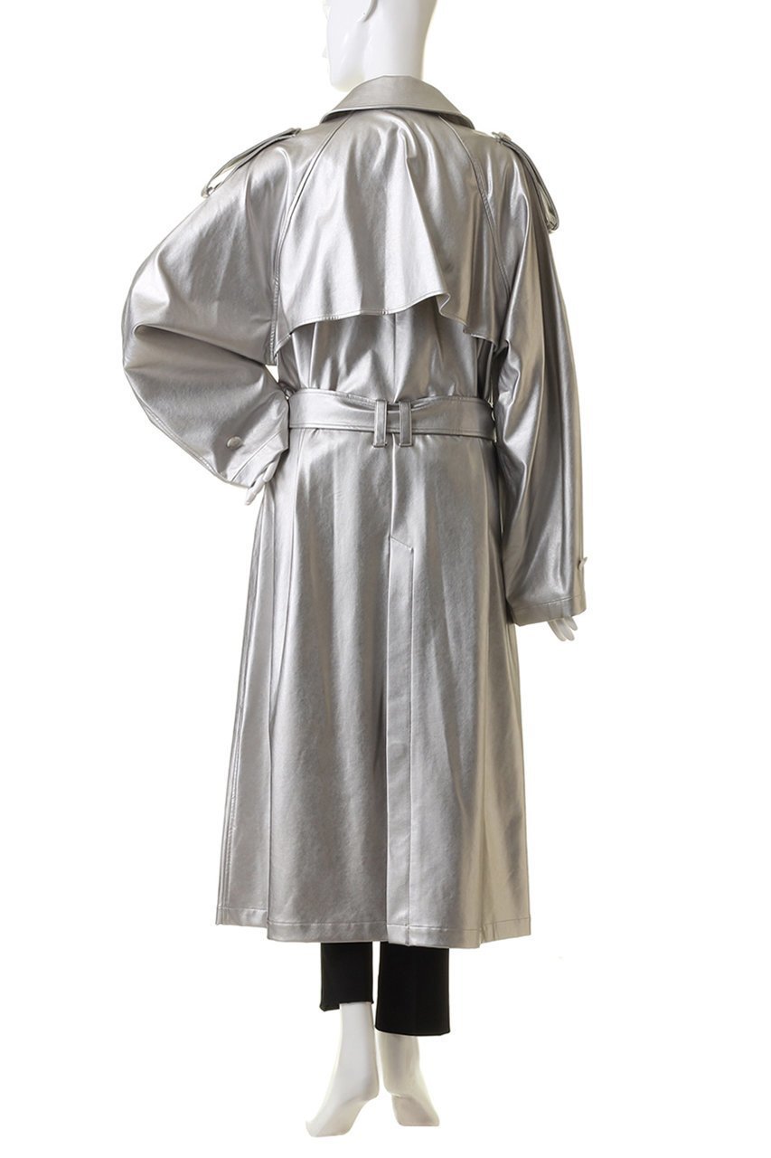 【プランク プロジェクト/PRANK PROJECT】の【UNISEX】ヴィーガンレザートレンチコート / Synthetic Leather Trench Coat 人気、トレンドファッション・服の通販 founy(ファニー) 　ファッション　Fashion　レディースファッション　Fashion for Women　アウター　Coat / Outerwear Collection　コート・ロングコート・ピーコート　Long Coats, Peacoats & More　トレンチコート / 春秋の定番アウター　Trench Coats　ユニセックス　Unisex, Genderless　トレンチ　Trench, Trench Coat　マキシ　Maxi, Full Length　ロング　Long, Long-Length　other-4|ID: prp329100004577766 ipo3291000000032920591