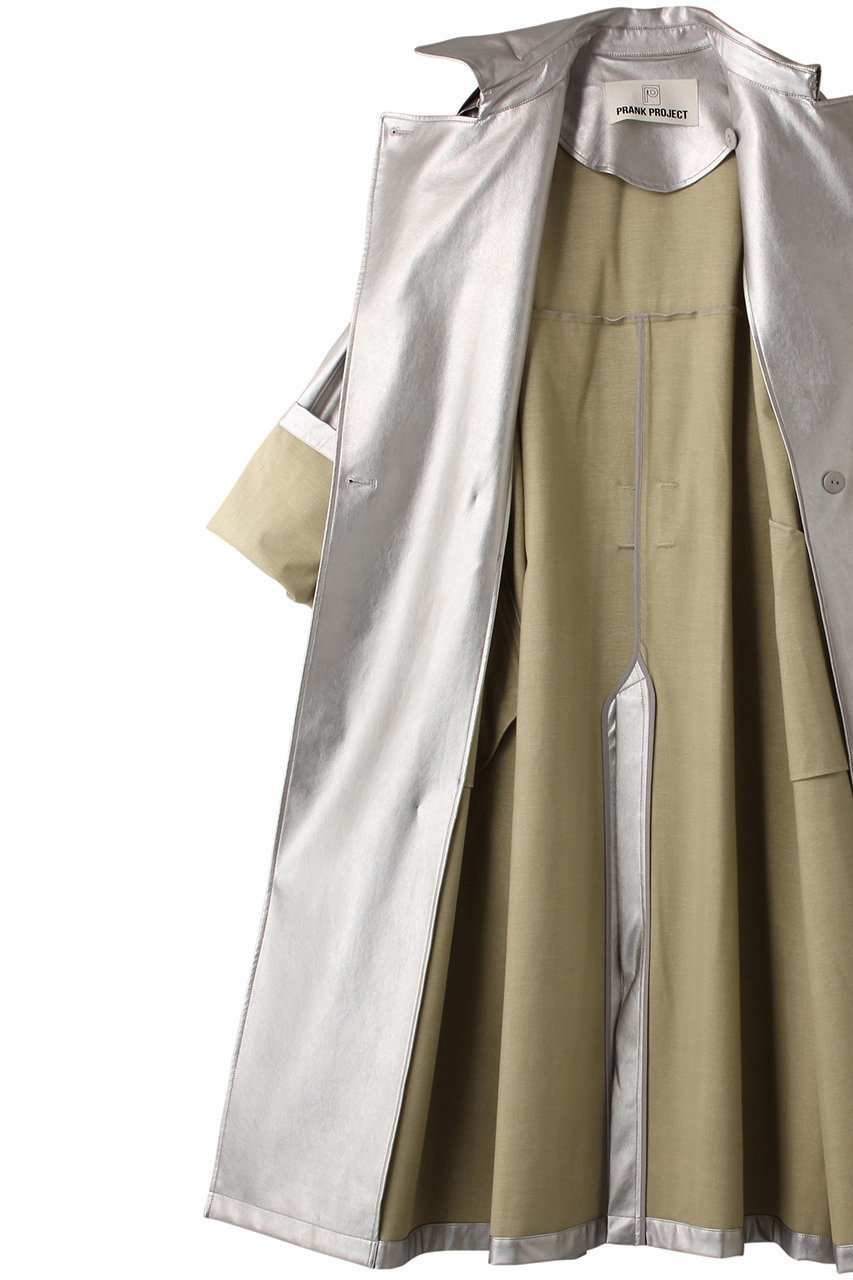 【プランク プロジェクト/PRANK PROJECT】の【UNISEX】フェイクレザートレンチコート / Synthetic Leather Trench Coat 人気、トレンドファッション・服の通販 founy(ファニー) 　ファッション　Fashion　レディースファッション　Fashion for Women　アウター　Coat / Outerwear Collection　コート・ロングコート・ピーコート　Long Coats, Peacoats & More　トレンチコート / 春秋の定番アウター　Trench Coats　ユニセックス　Unisex, Genderless　トレンチ　Trench, Trench Coat　マキシ　Maxi, Full Length　ロング　Long, Long-Length　other-6|ID: prp329100004577766 ipo3291000000034422535