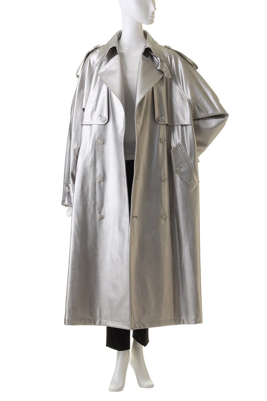 【プランク プロジェクト/PRANK PROJECT】の【UNISEX】フェイクレザートレンチコート / Synthetic Leather Trench Coat 人気、トレンドファッション・服の通販 founy(ファニー) 　ファッション　Fashion　レディースファッション　Fashion for Women　アウター　Coat / Outerwear Collection　コート・ロングコート・ピーコート　Long Coats, Peacoats & More　トレンチコート / 春秋の定番アウター　Trench Coats　ユニセックス　Unisex, Genderless　トレンチ　Trench, Trench Coat　マキシ　Maxi, Full Length　ロング　Long, Long-Length　other-8|ID: prp329100004577766 ipo3291000000034422537