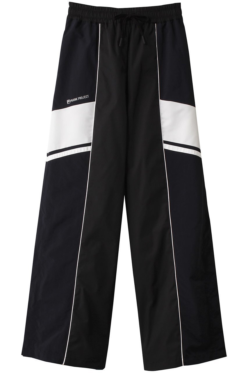 【プランク プロジェクト/PRANK PROJECT】のトラックパンツ / Track Pants インテリア・キッズ・メンズ・レディースファッション・服の通販 founy(ファニー) 　ファッション　Fashion　レディースファッション　Fashion for Women　パンツ　Pants & Trousers　グログラン　Grosgrain, Grosgrain Ribbon　ストレート　Straight, Straight Cut　スリット　Slit, Slit Detail　ツイル　Twist, Twisted Detail　トレンド　Trend, Trending Now　ブロック　Block, Solid Block Pattern　ロング　Long, Long-Length　ワイド　Wide, Wide Fit　おすすめ　Recommended / Our Picks　BLK(ブラック)|ID: prp329100004577767 ipo3291000000032829637