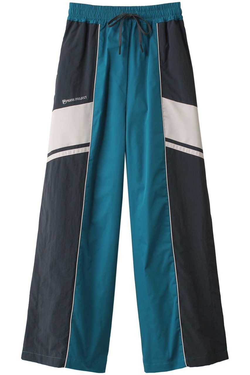 【プランク プロジェクト/PRANK PROJECT】のトラックパンツ / Track Pants インテリア・キッズ・メンズ・レディースファッション・服の通販 founy(ファニー) 　ファッション　Fashion　レディースファッション　Fashion for Women　パンツ　Pants & Trousers　グログラン　Grosgrain, Grosgrain Ribbon　ストレート　Straight, Straight Cut　スリット　Slit, Slit Detail　ツイル　Twist, Twisted Detail　トレンド　Trend, Trending Now　ブロック　Block, Solid Block Pattern　ロング　Long, Long-Length　ワイド　Wide, Wide Fit　おすすめ　Recommended / Our Picks　BLU(ブルー)|ID: prp329100004577767 ipo3291000000032829638