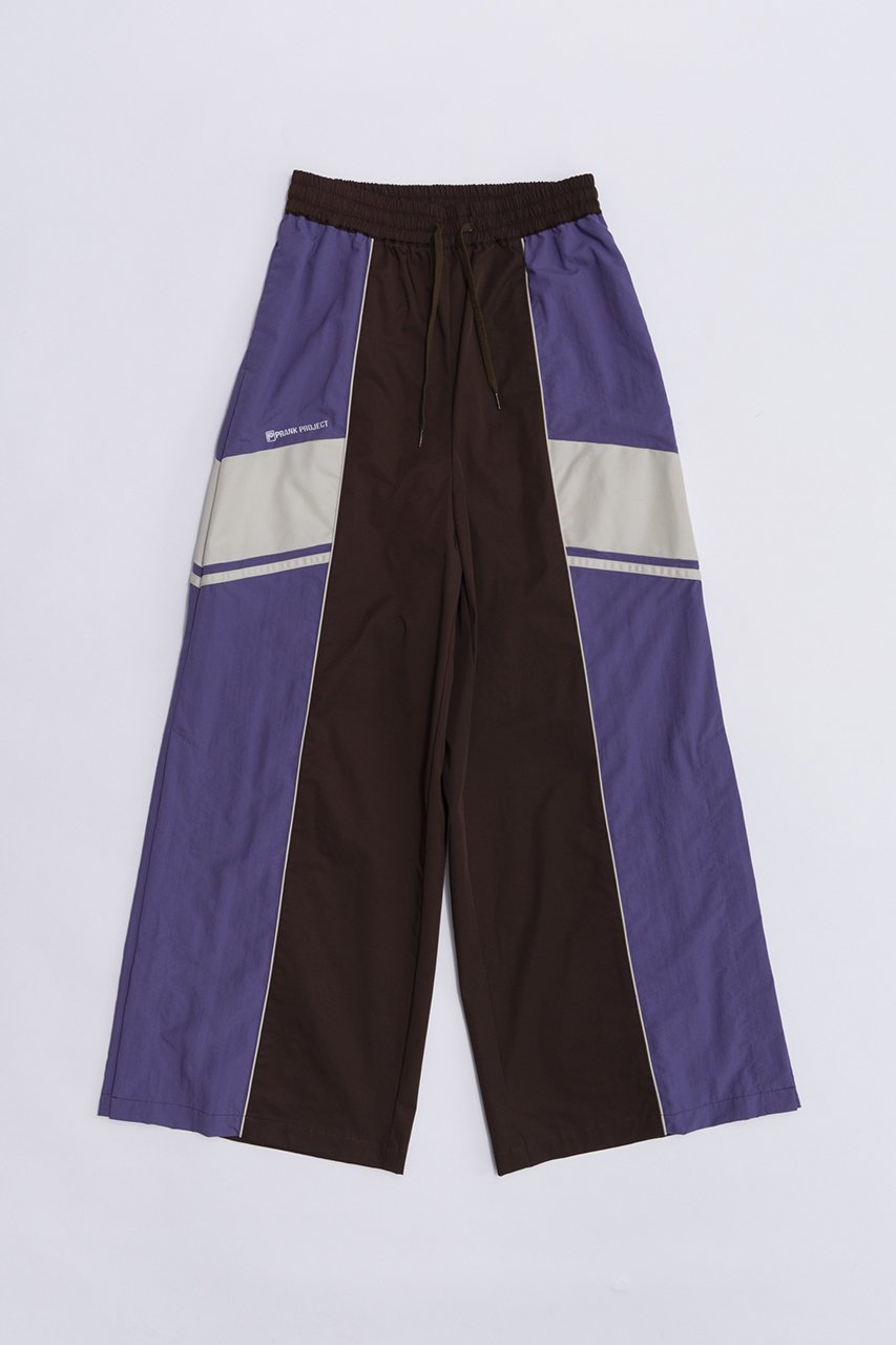【プランク プロジェクト/PRANK PROJECT】のトラックパンツ / Track Pants インテリア・キッズ・メンズ・レディースファッション・服の通販 founy(ファニー) 　ファッション　Fashion　レディースファッション　Fashion for Women　パンツ　Pants & Trousers　グログラン　Grosgrain, Grosgrain Ribbon　ストレート　Straight, Straight Cut　スリット　Slit, Slit Detail　ツイル　Twist, Twisted Detail　トレンド　Trend, Trending Now　ブロック　Block, Solid Block Pattern　ロング　Long, Long-Length　ワイド　Wide, Wide Fit　おすすめ　Recommended / Our Picks　BRN(ブラウン)|ID: prp329100004577767 ipo3291000000032829639