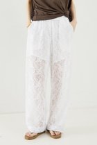 【ザ ストア バイ シー/THE STORE by C】のレースパンツ 人気、トレンドファッション・服の通販 founy(ファニー) ファッション Fashion レディースファッション Fashion for Women パンツ Pants & Trousers イタリア Italy タンク Tank Top, Sleeveless Top ベーシック Basic, Essential ラッセル Raschel, Raschel Lace リネン Linen, Linen Fabric レース Lace, Lace Fabric 今季 This Season, Current Season thumbnail ホワイト|ID: prp329100004577771 ipo3291000000032830230