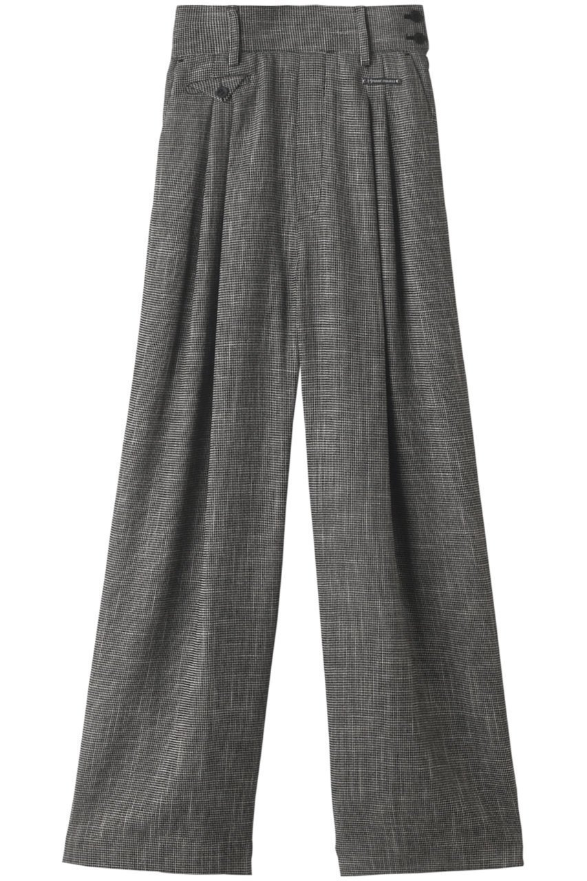 【プランク プロジェクト/PRANK PROJECT】のカラミワイドテーパードパンツ / Kalami Wide Tapered Pants インテリア・キッズ・メンズ・レディースファッション・服の通販 founy(ファニー) 　ファッション　Fashion　レディースファッション　Ladies' Fashion Online　パンツ　Pants　コンパクト　Compact　ジャケット　Jacket　スタイリッシュ　Stylish　セットアップ　Set Up　テーパード　Tapered　メッシュ　Mesh　夏　Summer　GRY(グレー)|ID: prp329100004577772 ipo3291000000032424813
