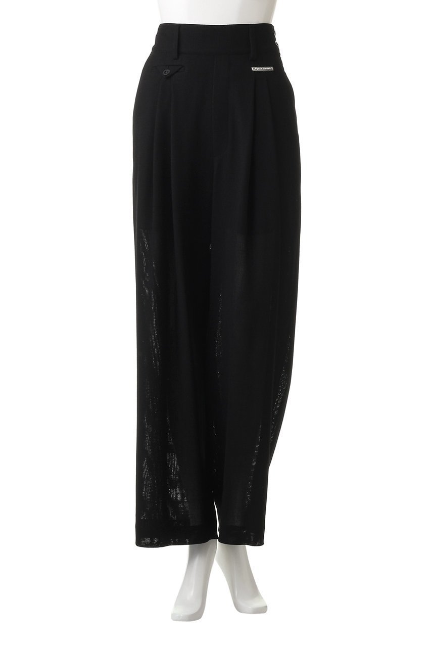 【プランク プロジェクト/PRANK PROJECT】のカラミワイドテーパードパンツ / Kalami Wide Tapered Pants 人気、トレンドファッション・服の通販 founy(ファニー) 　ファッション　Fashion　レディースファッション　Fashion for Women　パンツ　Pants & Trousers　コンパクト　Compact, Small Size　ジャケット　Jacket, Outerwear　スタイリッシュ　Stylish, Fashionable　セットアップ　Set-Up, Coordinated Outfit　テーパード　Tapered, Tapered Pants　メッシュ　Mesh, Net Fabric　夏　Summer　other-2|ID: prp329100004577772 ipo3291000000034423572