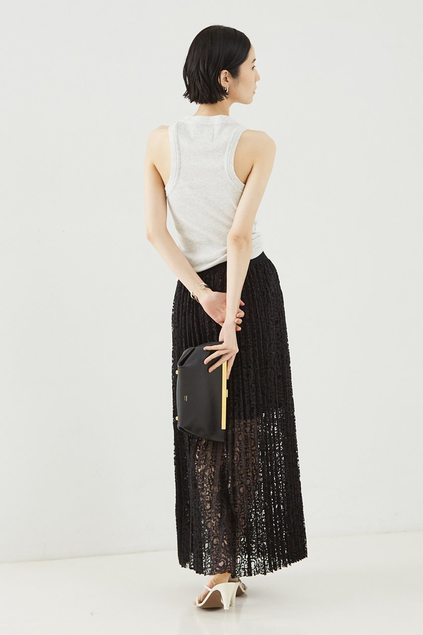 【ザ ストア バイ シー/THE STORE by C】のレースプリーツスカート 人気、トレンドファッション・服の通販 founy(ファニー) 　ファッション　Fashion　レディースファッション　WOMEN　スカート　Skirt　プリーツスカート　Pleated Skirts　ロングスカート　Long Skirt　イタリア　Italy　デニム　Denim　フェミニン　Feminine　プリーツ　Pleats　ロング　Long　夏　Summer　春　Spring　other-7|ID: prp329100004577775 ipo3291000000032424840