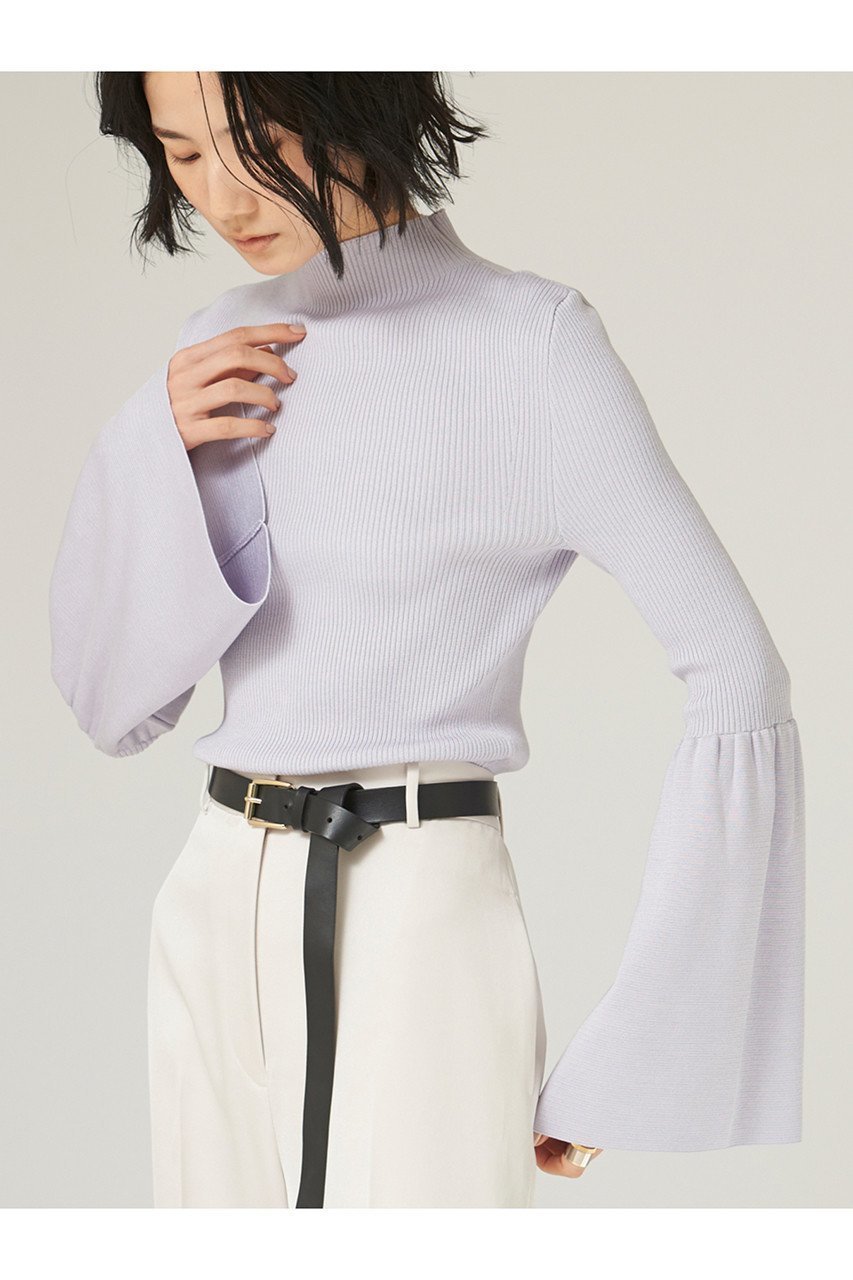 【ザ ストア バイ シー/THE STORE by C】のグロスニットプルオーバー インテリア・キッズ・メンズ・レディースファッション・服の通販 founy(ファニー) 　ファッション　Fashion　レディースファッション　Fashion for Women　トップス・カットソー　Cut & Sew Tops　ニット　Knit Tops & Sweaters　カジュアルプルオーバー・ニットトップス　Pullovers & Knit Tops / Casual Pullovers　シルク　Silk, 100% Silk　ダブル　Double, Double-Breasted　フォルム　Silhouette, Form　ラベンダー|ID: prp329100004577776 ipo3291000000032961524