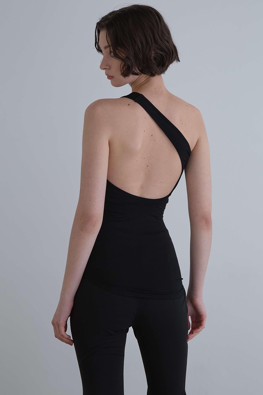 【ル フィル/LE PHIL】のカップインワンショルダートップ 人気、トレンドファッション・服の通販 founy(ファニー) 　ファッション　Fashion　レディースファッション　Fashion for Women　トップス・カットソー　Cut & Sew Tops　キャミソール&ノースリーブ　Camisoles & Sleeveless Tops　シャツ・ブラウス・オフィスカジュアル　Elegant Blouses & Button-Ups　ロングTシャツ・Tシャツ　Longline T-Shirts & Tees　カットソー・ベーシックTシャツ　Cut-and-Sewn Tops / Stretch Tees & Basics　おすすめ　Recommended / Our Picks　カッティング　Cutting Detail　キャミソール　Camisole, Spaghetti Strap Top　シアー　Sheer, See-Through　ストレッチ　Stretch, Stretchy Fabric　タンク　Tank Top, Sleeveless Top　フィット　Fit, Slim Fit　other-4|ID: prp329100004577778 ipo3291000000032807560