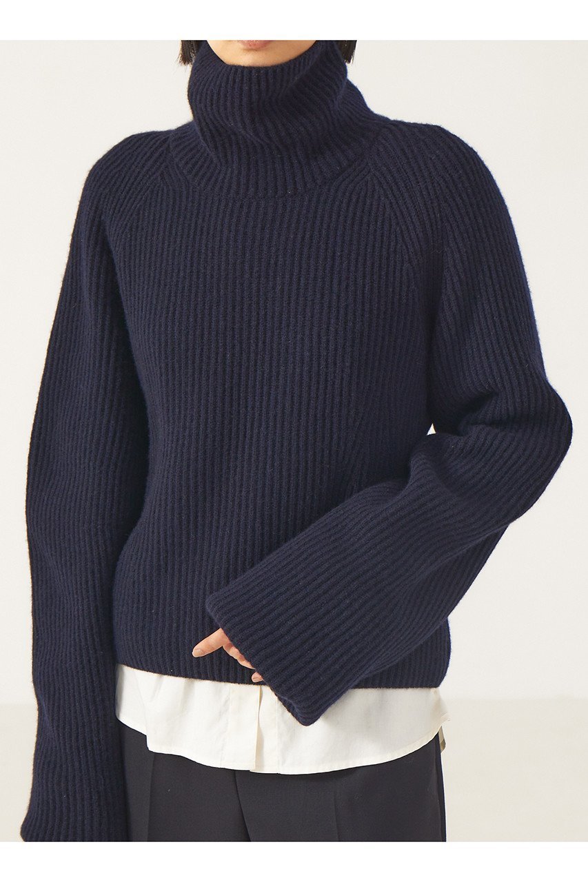 【ザ ストア バイ シー/THE STORE by C】のフォルムプルオーバー 人気、トレンドファッション・服の通販 founy(ファニー) 　ファッション　Fashion　レディースファッション　Fashion for Women　トップス・カットソー　Cut & Sew Tops　ニット　Knit Tops & Sweaters　カジュアルプルオーバー・ニットトップス　Pullovers & Knit Tops / Casual Pullovers　アクセサリー　Fashion Accessories　イヤーカフ　Ear Cuffs　シェイプ　Shape, Slim Fit　ハイネック　High Neck, Mock Neck　フォルム　Silhouette, Form　ボトム　Bottoms, Lower Wear　今季　This Season, Current Season　冬　Winter / This Winter　畦　Ribbed Knit　other-2|ID: prp329100004577779 ipo3291000000032962244