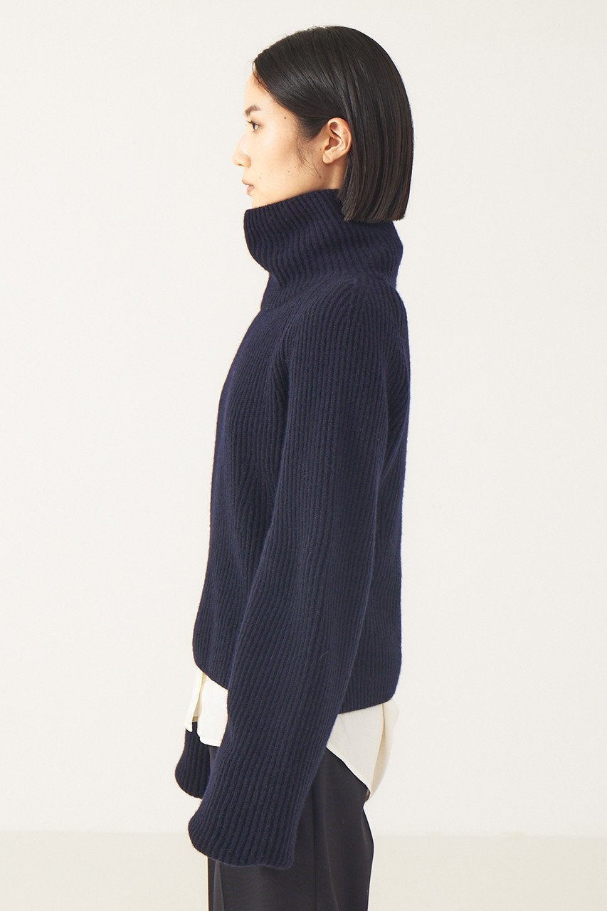 【ザ ストア バイ シー/THE STORE by C】のフォルムプルオーバー 人気、トレンドファッション・服の通販 founy(ファニー) 　ファッション　Fashion　レディースファッション　Fashion for Women　トップス・カットソー　Cut & Sew Tops　ニット　Knit Tops & Sweaters　カジュアルプルオーバー・ニットトップス　Pullovers & Knit Tops / Casual Pullovers　アクセサリー　Fashion Accessories　イヤーカフ　Ear Cuffs　シェイプ　Shape, Slim Fit　ハイネック　High Neck, Mock Neck　フォルム　Silhouette, Form　ボトム　Bottoms, Lower Wear　今季　This Season, Current Season　冬　Winter / This Winter　畦　Ribbed Knit　other-3|ID: prp329100004577779 ipo3291000000032962248