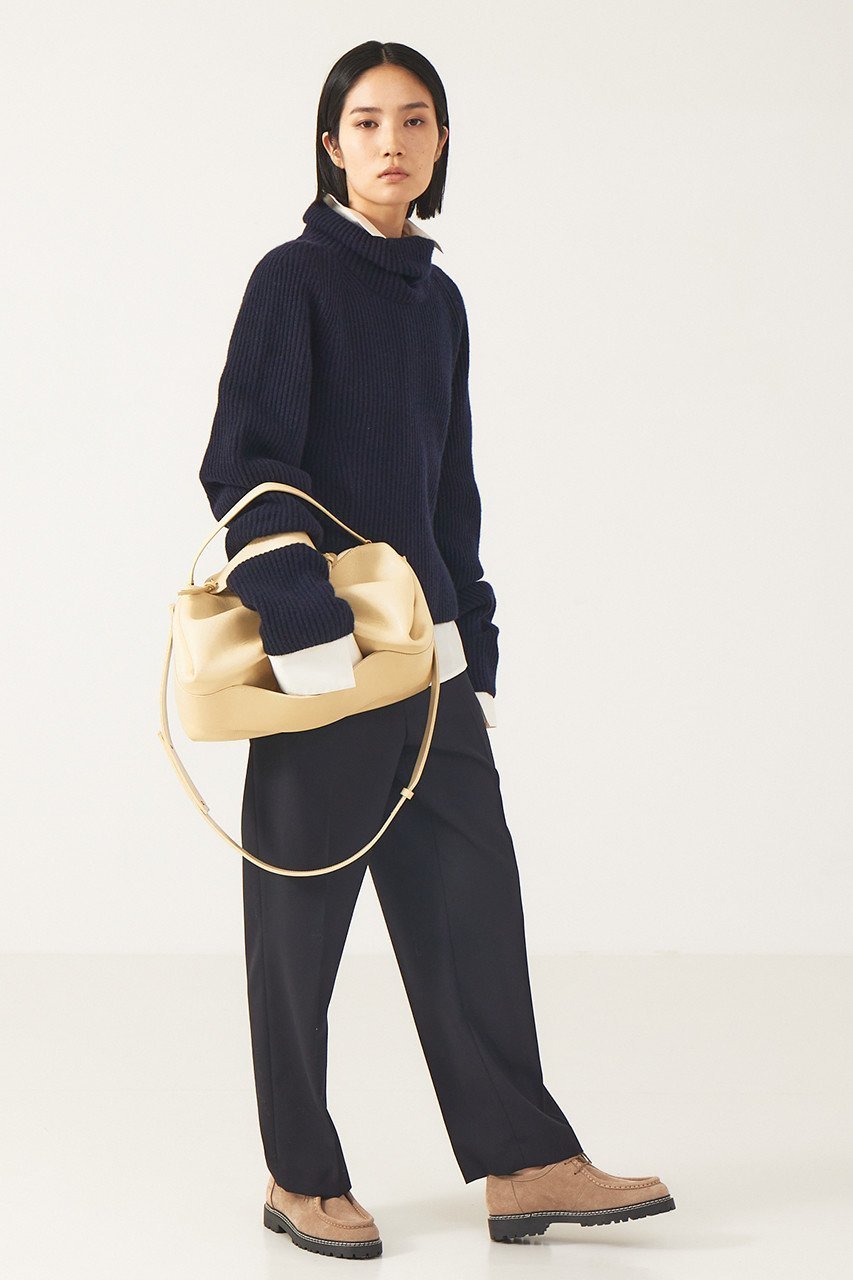 【ザ ストア バイ シー/THE STORE by C】のフォルムプルオーバー 人気、トレンドファッション・服の通販 founy(ファニー) 　ファッション　Fashion　レディースファッション　Fashion for Women　トップス・カットソー　Cut & Sew Tops　ニット　Knit Tops & Sweaters　カジュアルプルオーバー・ニットトップス　Pullovers & Knit Tops / Casual Pullovers　アクセサリー　Fashion Accessories　イヤーカフ　Ear Cuffs　シェイプ　Shape, Slim Fit　ハイネック　High Neck, Mock Neck　フォルム　Silhouette, Form　ボトム　Bottoms, Lower Wear　今季　This Season, Current Season　冬　Winter / This Winter　畦　Ribbed Knit　other-8|ID: prp329100004577779 ipo3291000000032962268