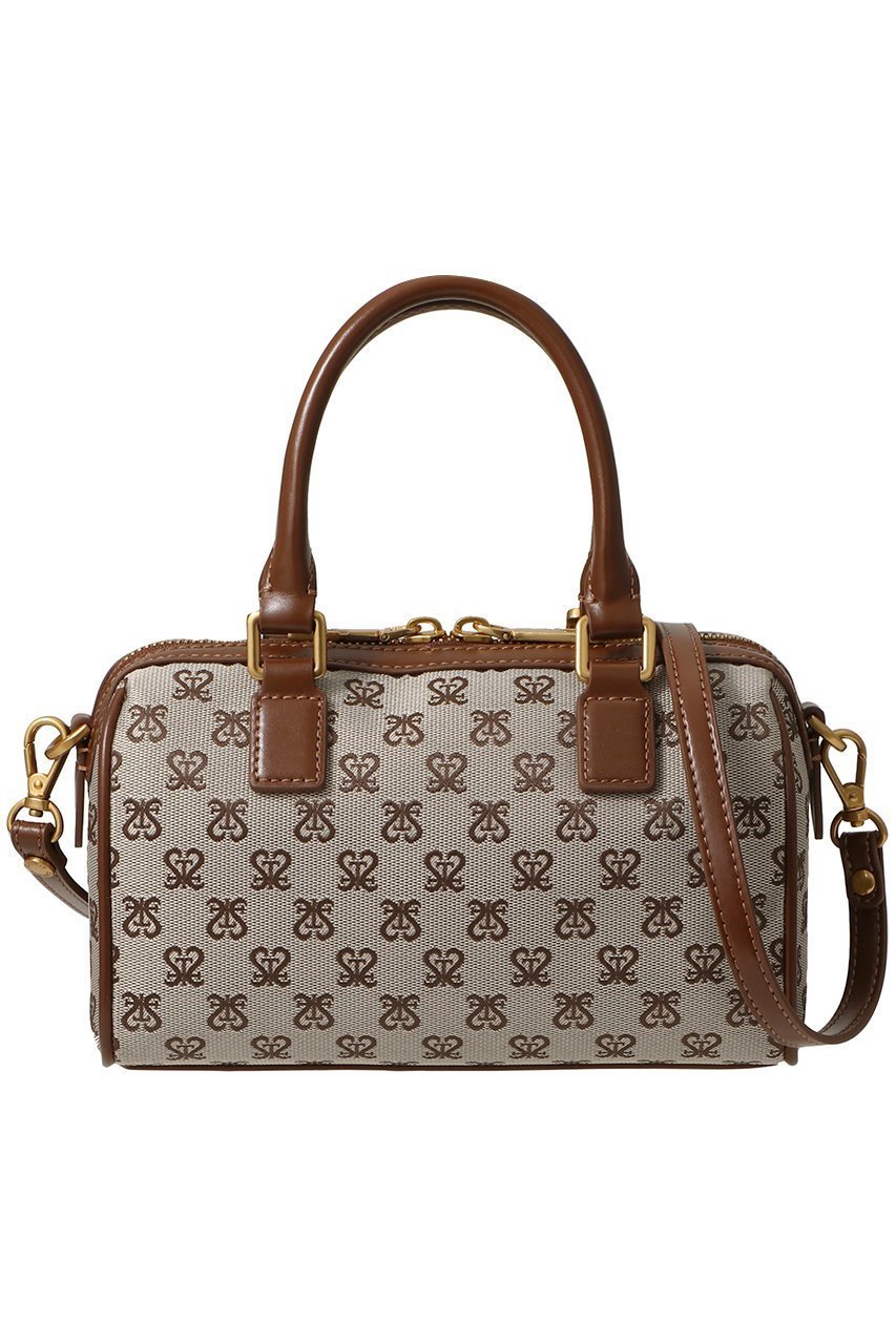 【スタッカート/STACCATO】のモノグラムミニボストンバッグ インテリア・キッズ・メンズ・レディースファッション・服の通販 founy(ファニー) 　ファッション　Fashion　レディースファッション　Fashion for Women　バッグ　Bags　クラシック　Classic, Timeless Style　コンパクト　Compact, Small Size　プリント　Print, Printed Pattern　ボストン　Boston　ボストンバッグ　Boston Bag, Retro Bag　ポケット　Pocket, Pocket Detail　ラップ　Wrap, Wrap Design　エレガント 上品　Elegant　柄ブラウン|ID: prp329100004577781 ipo3291000000035552647