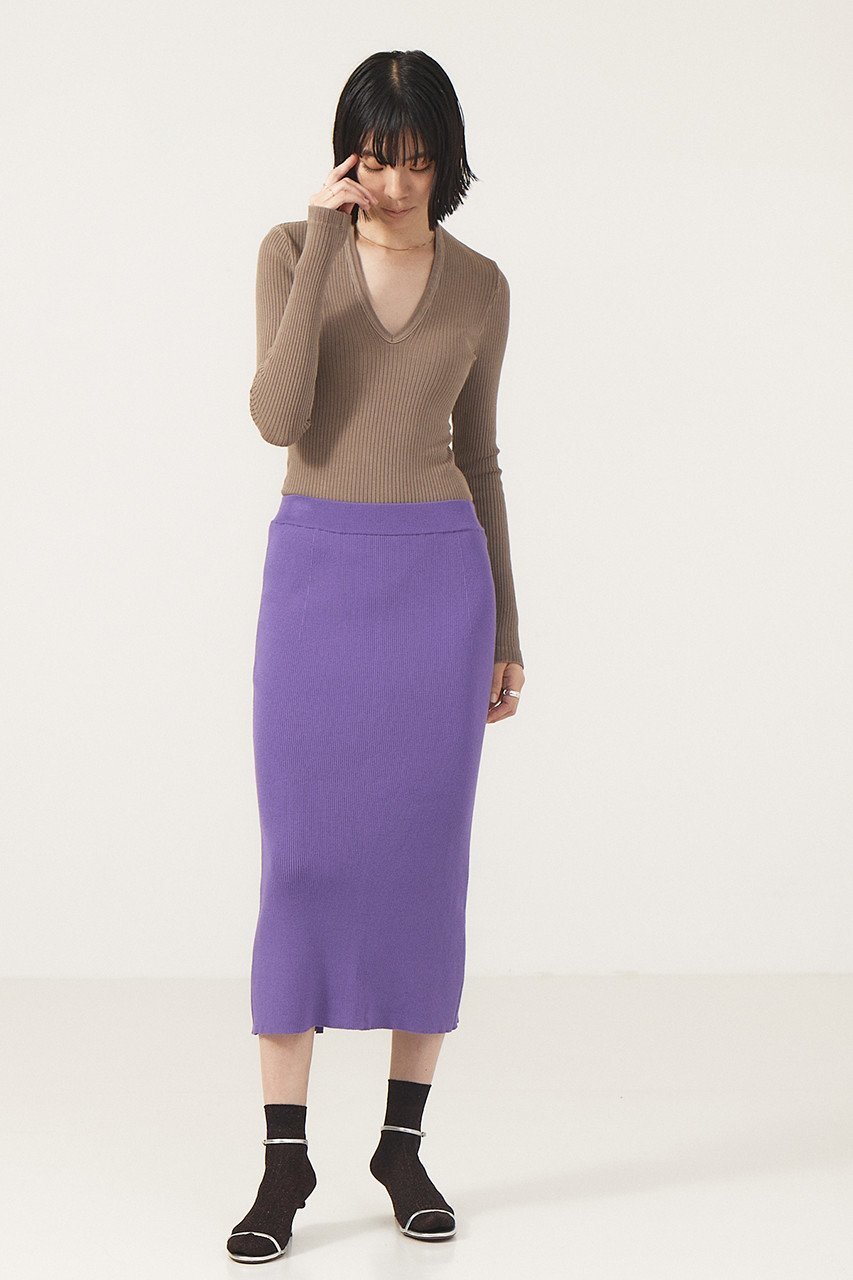 【ザ ストア バイ シー/THE STORE by C】のリブニットスカート 人気、トレンドファッション・服の通販 founy(ファニー) 　ファッション　Fashion　レディースファッション　WOMEN　スカート　Skirt　ロングスカート　Long Skirt　ストレッチ　Stretch　ロング　Long　定番　Standard　秋　Autumn/Fall　other-3|ID: prp329100004577783 ipo3291000000032424907
