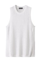 【アンクレイヴ/uncrave】のシースルーケーブルニット ノースリーブトップス 人気、トレンドファッション・服の通販 founy(ファニー) ファッション Fashion レディースファッション Fashion for Women トップス・カットソー Cut & Sew Tops ニット Knit Tops & Sweaters キャミソール&ノースリーブ Camisoles & Sleeveless Tops カジュアルプルオーバー・ニットトップス Pullovers & Knit Tops / Casual Pullovers なめらか Smooth, Silky Texture サマー Summer, Summer Style フェミニン Feminine, Girly |ID:prp329100004577802