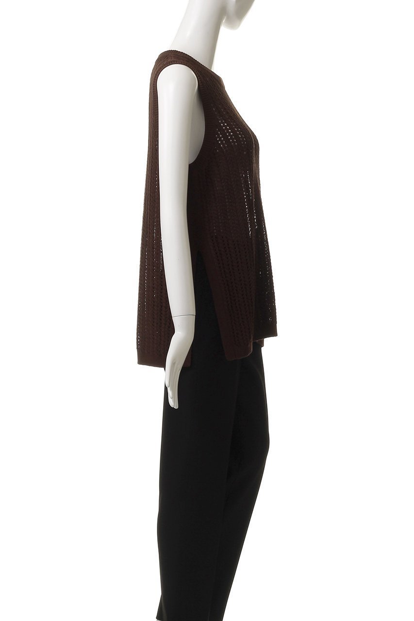 【アンクレイヴ/uncrave】のシースルーケーブルニット ノースリーブトップス 人気、トレンドファッション・服の通販 founy(ファニー) 　ファッション　Fashion　レディースファッション　Fashion for Women　トップス・カットソー　Cut & Sew Tops　ニット　Knit Tops & Sweaters　キャミソール&ノースリーブ　Camisoles & Sleeveless Tops　カジュアルプルオーバー・ニットトップス　Pullovers & Knit Tops / Casual Pullovers　なめらか　Smooth, Silky Texture　サマー　Summer, Summer Style　フェミニン　Feminine, Girly　other-3|ID: prp329100004577802 ipo3291000000035777561