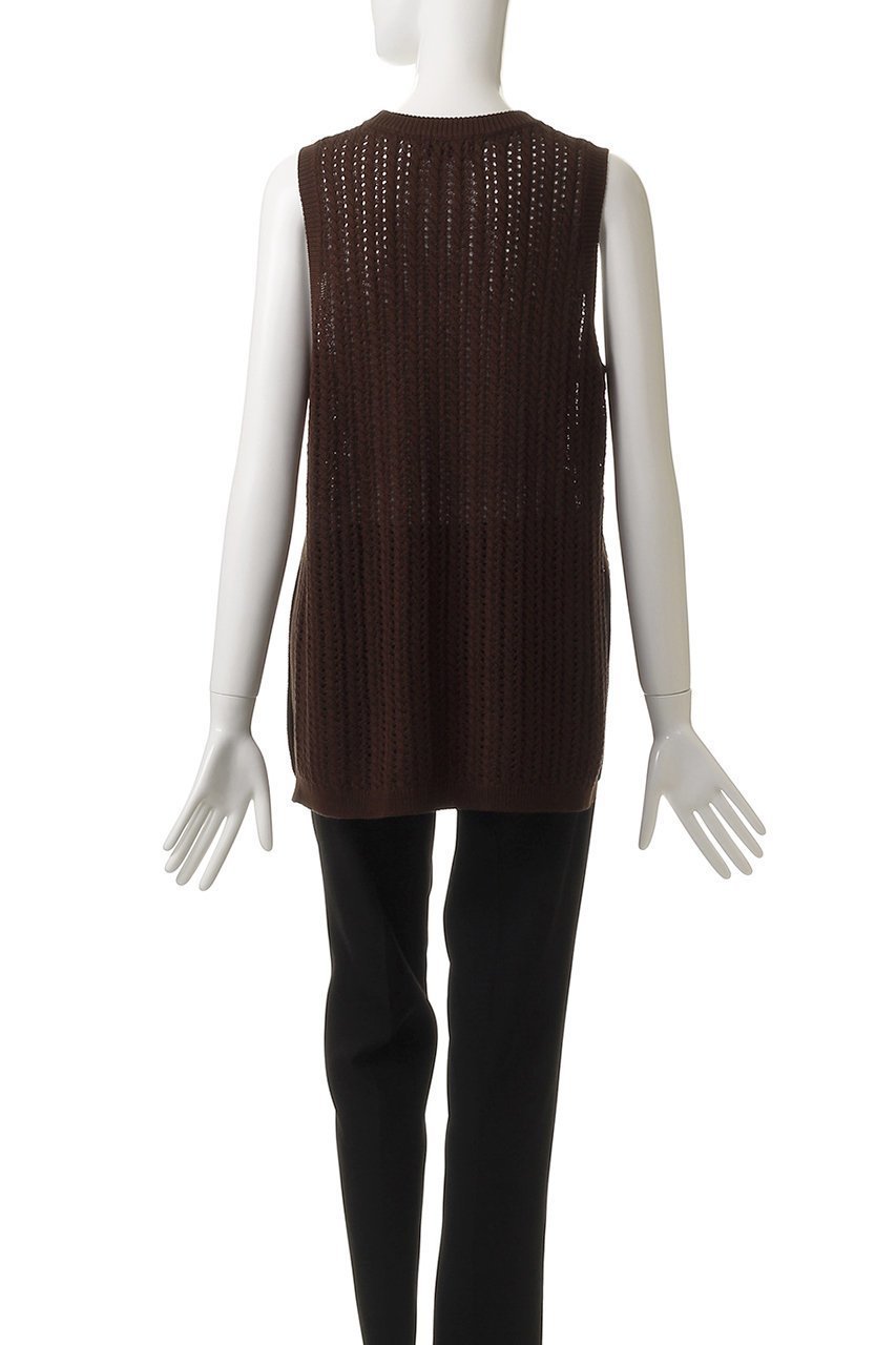 【アンクレイヴ/uncrave】のシースルーケーブルニット ノースリーブトップス 人気、トレンドファッション・服の通販 founy(ファニー) 　ファッション　Fashion　レディースファッション　Fashion for Women　トップス・カットソー　Cut & Sew Tops　ニット　Knit Tops & Sweaters　キャミソール&ノースリーブ　Camisoles & Sleeveless Tops　カジュアルプルオーバー・ニットトップス　Pullovers & Knit Tops / Casual Pullovers　なめらか　Smooth, Silky Texture　サマー　Summer, Summer Style　フェミニン　Feminine, Girly　other-4|ID: prp329100004577802 ipo3291000000035777562