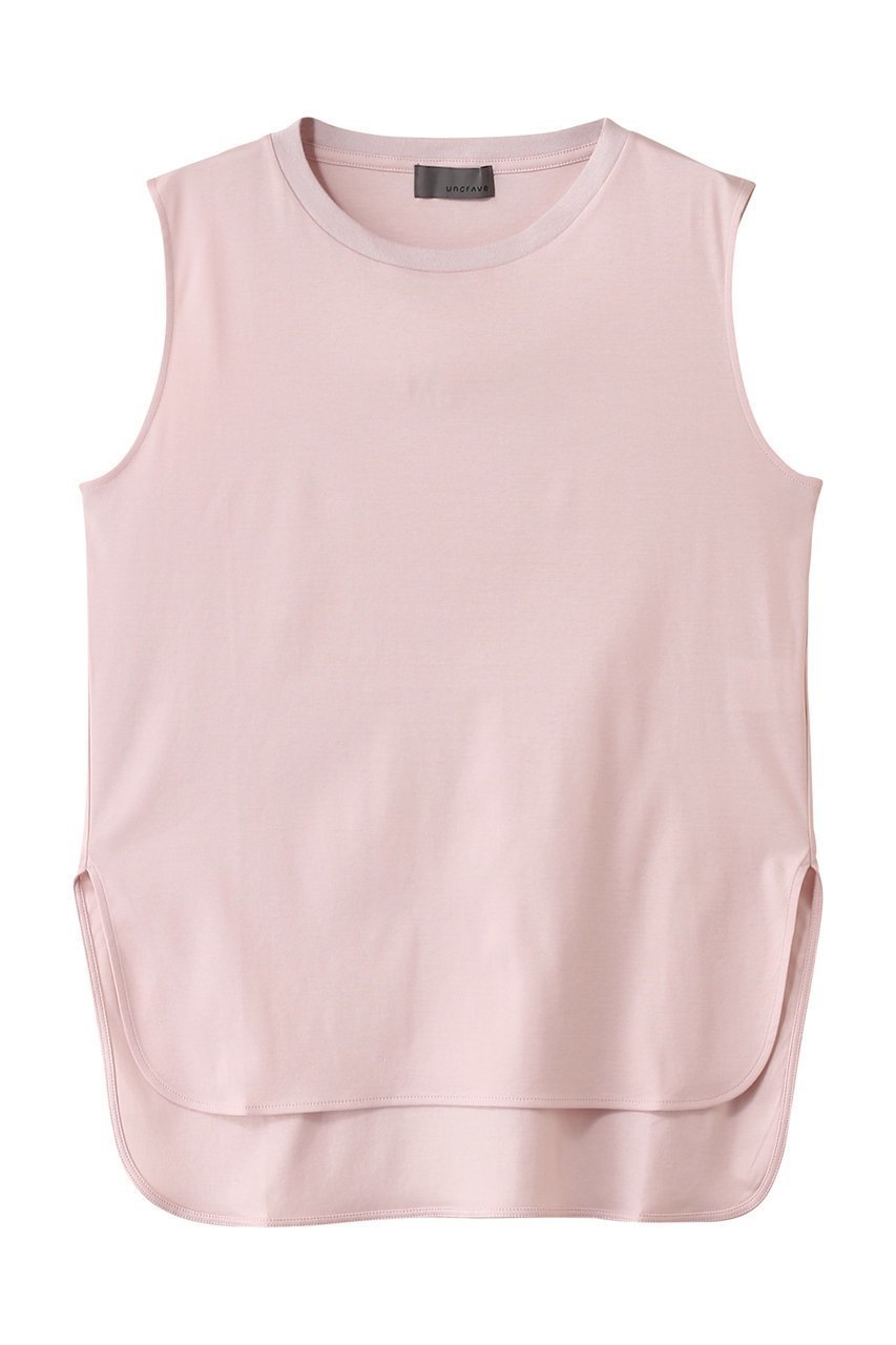 【アンクレイヴ/uncrave】の【6/11 20:00販売開始】ライトスムース ノースリーブカットソー インテリア・キッズ・メンズ・レディースファッション・服の通販 founy(ファニー) 　ファッション　Fashion　レディースファッション　WOMEN　トップス・カットソー　Tops/Tshirt　キャミソール / ノースリーブ　No Sleeves　シャツ/ブラウス　Shirts/Blouses　ロング / Tシャツ　T-Shirts　カットソー　Cut and Sewn　インナー　Inner　キャミソール　Camisole　シンプル　Simple　ジャケット　Jacket　スリット　Slit　タンク　Tank　ラウンド　Round　NEW・新作・新着・新入荷　New Arrivals　ピンク|ID: prp329100004577805 ipo3291000000032425212