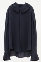 【マルティニーク/martinique】のプリーツカラーブラウス 人気、トレンドファッション・服の通販 founy(ファニー) ファッション Fashion レディースファッション WOMEN トップス・カットソー Tops/Tshirt シャツ/ブラウス Shirts/Blouses おすすめ Recommend インナー Inner ジャケット Jacket スリーブ Sleeve プリーツ Pleats ロング Long 定番 Standard thumbnail ネイビー|ID: prp329100004577806 ipo3291000000032425223
