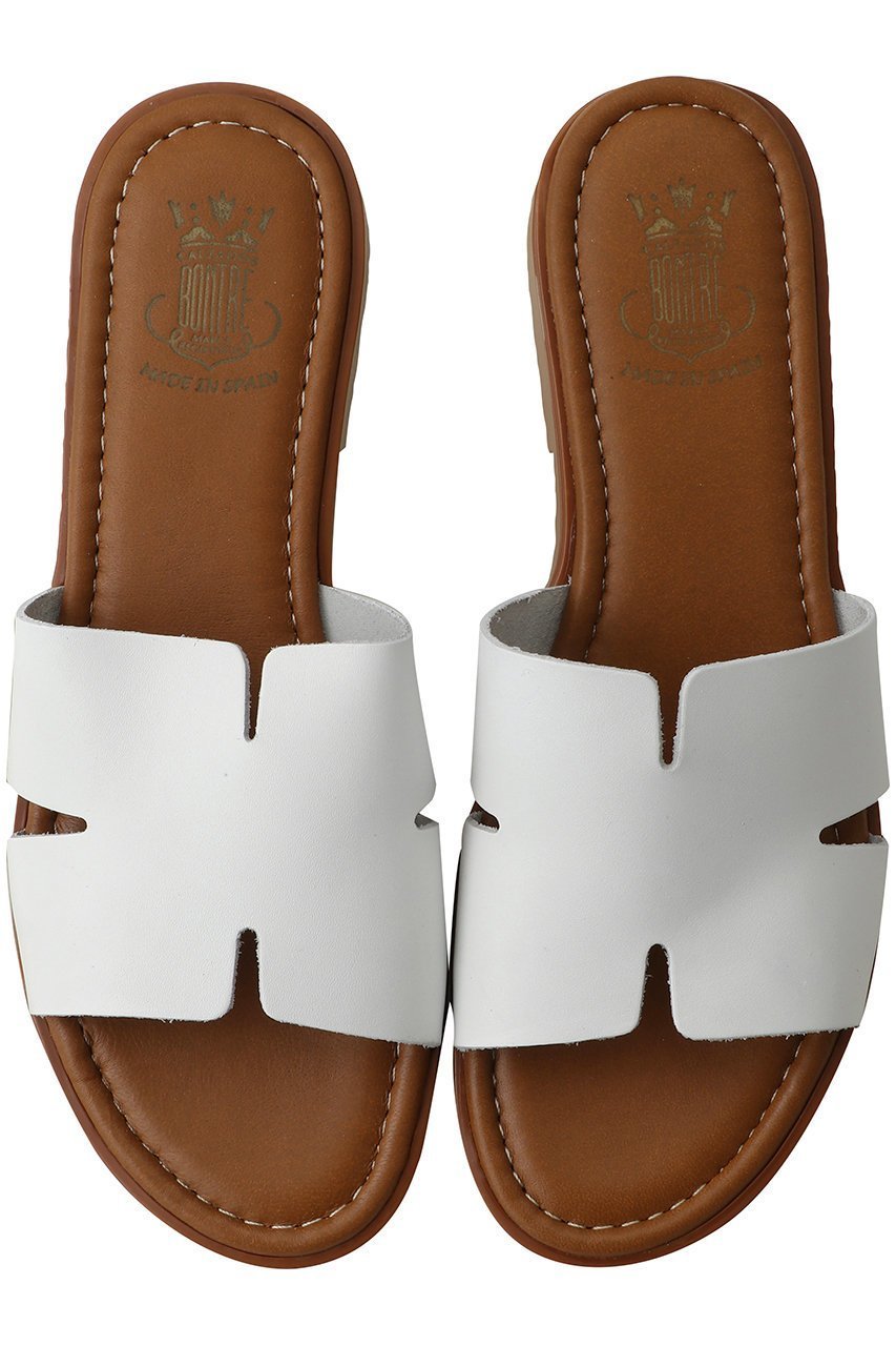 【エスメラルダ/Esmeralda】のカットデザインフラットサンダル インテリア・キッズ・メンズ・レディースファッション・服の通販 founy(ファニー) 　ファッション　Fashion　レディースファッション　Fashion for Women　サンダル　Sandals, Summer Shoes　シンプル　Simple, Minimal　フラット　Flat, Flat Shoes　ワーク　Workwear, Utility Style　ホワイト|ID: prp329100004578692 ipo3291000000036178921