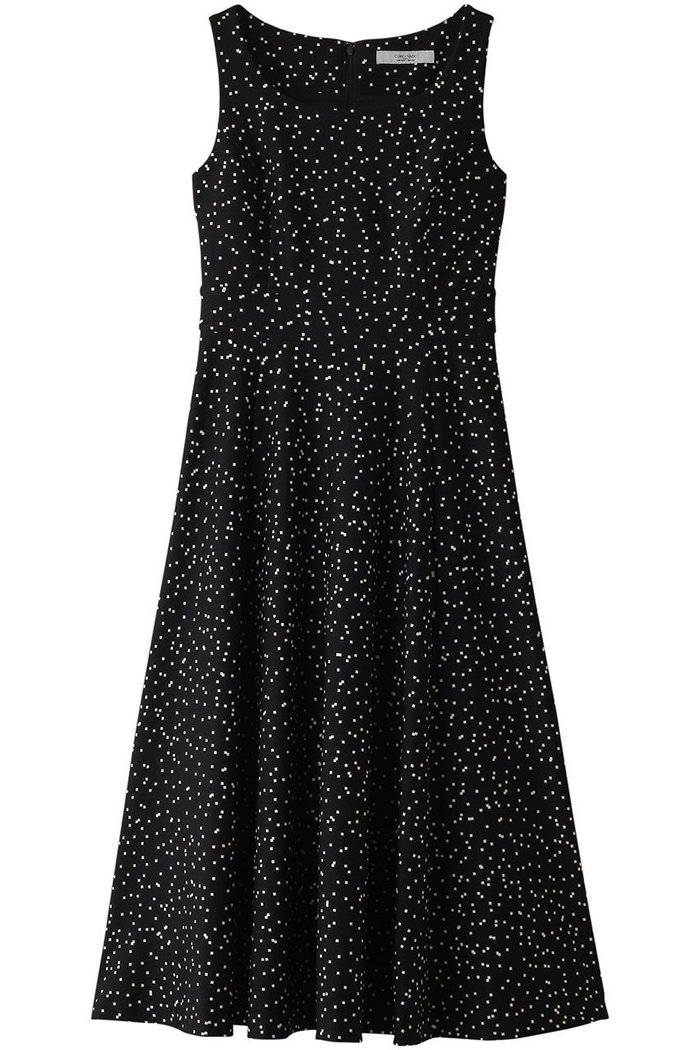 【コルコバード/CORCOVADO】のスクエアドットジャカードドレス インテリア・キッズ・メンズ・レディースファッション・服の通販 founy(ファニー) https://founy.com/ ファッション Fashion レディースファッション Ladies' Fashion Online ワンピース Dress ドレス Party Dresses チュニック Tunic カッティング Cutting クラシカル Classical ジャカード Jacquard スクエア Square チュニック Tunic ドット Dot ドレス Dress ドレープ Drape ノースリーブ No Sleeve モダン Modern エレガント 上品 Elegant 再入荷 Restock/Back In Stock/Re Arrival 水玉 Polka Dots |ID: prp329100004578713 ipo3291000000032434912