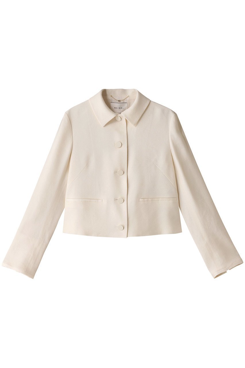 【ベイジ,/BEIGE,】のPAUL(ポール)/ショートジャケット 人気、トレンドファッション・服の通販 founy(ファニー) 　ファッション　Fashion　レディースファッション　Fashion for Women　アウター　Coat / Outerwear Collection　レディースジャケット・軽アウター　Jackets　ショート　Short, Short Length　ジャケット　Jacket, Outerwear　ポケット　Pocket, Pocket Detail　メタル　Metal, Metal Parts　リネン　Linen, Linen Fabric　 other-1|ID: prp329100004578733 ipo3291000000032912448