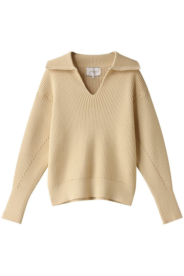 【ベイジ,/BEIGE,】のTHURET(チュレ)/リブニットトップス インテリア・キッズ・メンズ・レディースファッション・服の通販 founy(ファニー) https://founy.com/ ファッション Fashion レディースファッション Fashion for Women トップス・カットソー Cut & Sew Tops ニット Knit Tops & Sweaters カジュアルプルオーバー・ニットトップス Pullovers & Knit Tops / Casual Pullovers シンプル Simple, Minimal スリット Slit, Slit Detail デニム Denim, Jeans Material リブニット Rib Knit, Ribbed Knit ワイド Wide, Wide Fit |ID: prp329100004578737 ipo3291000000032959199