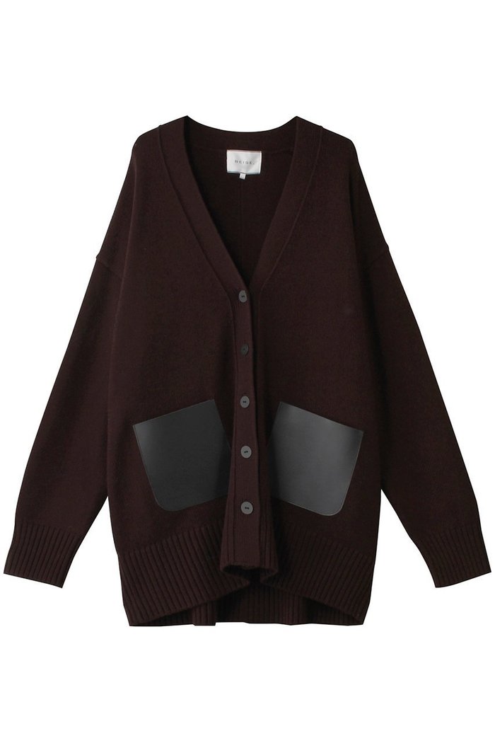 【ベイジ,/BEIGE,】のLEADER(ルアデ)/フェイクレザーポケットオーバーサイズカーディガン インテリア・キッズ・メンズ・レディースファッション・服の通販 founy(ファニー) https://founy.com/ ファッション Fashion レディースファッション Fashion for Women トップス・カットソー Cut & Sew Tops ニット Knit Tops & Sweaters カーディガン・羽織り Layered Style Cardigans ウォッシャブル Machine Washable カーディガン Cardigan, Knitwear ポケット Pocket, Pocket Detail 洗える Machine Washable 秋 Autumn |ID: prp329100004578742 ipo3291000000032964966