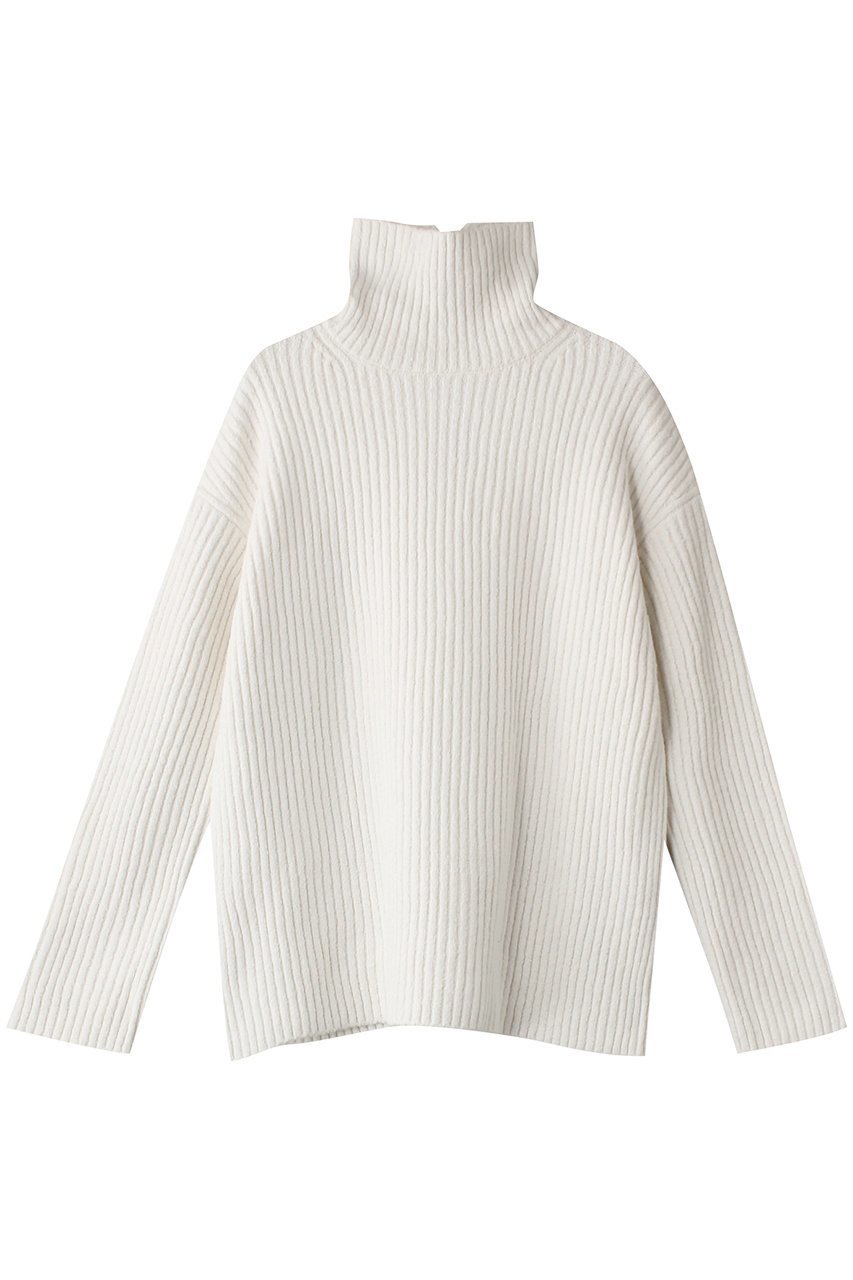 【ベイジ,/BEIGE,】のBERTAINA(ベルテナ)/配色リンキングタートルネックニット インテリア・キッズ・メンズ・レディースファッション・服の通販 founy(ファニー) 　ファッション　Fashion　レディースファッション　Fashion for Women　トップス・カットソー　Cut & Sew Tops　ニット　Knit Tops & Sweaters　カジュアルプルオーバー・ニットトップス　Pullovers & Knit Tops / Casual Pullovers　タートルネック・ハイネックトップス　Turtlenecks & High-Neck Tops　ショルダー　Shoulder, Shoulder Strap　スリーブ　Sleeve, Long Sleeve / Short Sleeve　Ecru×Navy|ID: prp329100004578746 ipo3291000000032965312