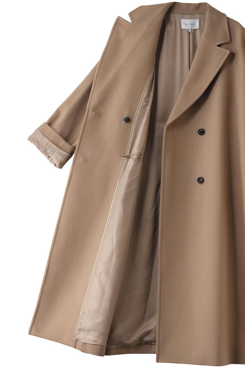 【ベイジ,/BEIGE,】のGABELLE(ガベル)/ロング丈チェスターウールコート 人気、トレンドファッション・服の通販 founy(ファニー) 　ファッション　Fashion　レディースファッション　Fashion for Women　アウター　Coat / Outerwear Collection　コート・ロングコート・ピーコート　Long Coats, Peacoats & More　ロング　Long, Long-Length　エレガント 上品　Elegant　A/W・秋冬　Autumn/Winter　other-6|ID: prp329100004578750 ipo3291000000032943878