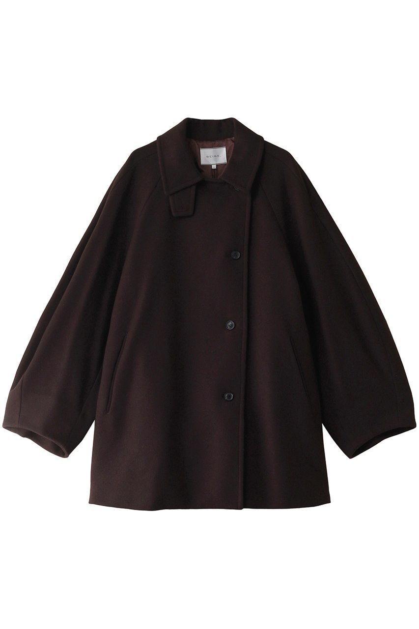 【ベイジ,/BEIGE,】のGABELLE(ガベル)/ミドル丈スタンドカラーコート 人気、トレンドファッション・服の通販 founy(ファニー) 　ファッション　Fashion　レディースファッション　Ladies' Fashion Online　アウター　Coat Outerwear　コート　Coats　ショート　Short　スタンド　Stand　フォルム　Form　ミドル　Middle　エレガント 上品　Elegant　 other-1|ID: prp329100004578751 ipo3291000000032435268