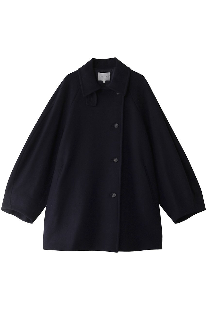 【ベイジ,/BEIGE,】のGABELLE(ガベル)/ミドル丈スタンドカラーコート インテリア・キッズ・メンズ・レディースファッション・服の通販 founy(ファニー) 　ファッション　Fashion　レディースファッション　Ladies' Fashion Online　アウター　Coat Outerwear　コート　Coats　ショート　Short　スタンド　Stand　フォルム　Form　ミドル　Middle　エレガント 上品　Elegant　Navy|ID: prp329100004578751 ipo3291000000032435271