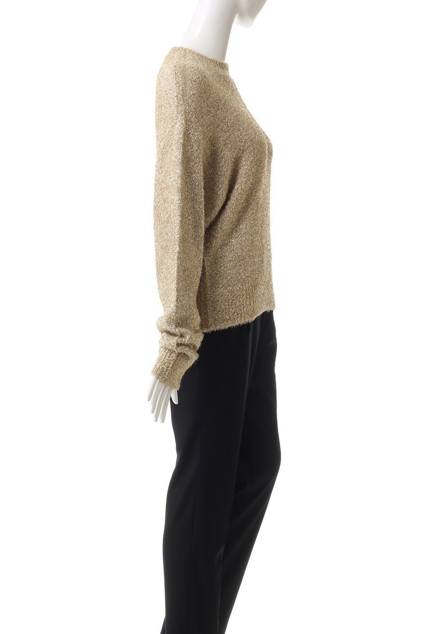 【ベイジ,/BEIGE,】のMARRONNIERS(マロニエ)/ラメテープヤーンクルーネックニット 人気、トレンドファッション・服の通販 founy(ファニー) 　ファッション　Fashion　レディースファッション　Fashion for Women　トップス・カットソー　Cut & Sew Tops　ニット　Knit Tops & Sweaters　カジュアルプルオーバー・ニットトップス　Pullovers & Knit Tops / Casual Pullovers　おすすめ　Recommended / Our Picks　アンサンブル　Ensemble Set　ウォッシャブル　Machine Washable　カーディガン　Cardigan, Knitwear　洗える　Machine Washable　A/W・秋冬　Autumn/Winter　other-3|ID: prp329100004578753 ipo3291000000035066598