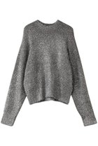 【ベイジ,/BEIGE,】のMARRONNIERS(マロニエ)/ラメテープヤーンクルーネックニット Silver|ID: prp329100004578753 ipo3291000000036029824