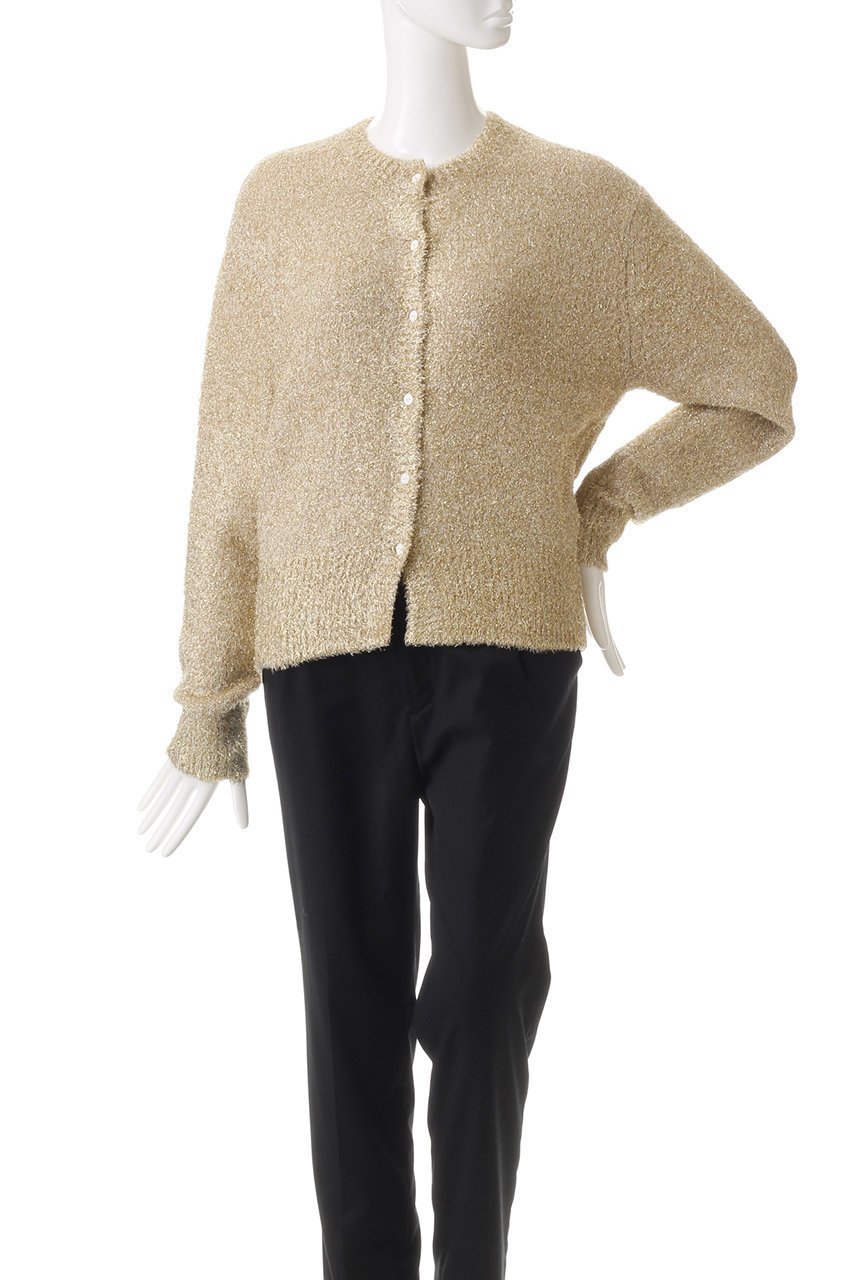 【ベイジ,/BEIGE,】のMARRONNIERS(マロニエ)/ラメテープヤーンカーディガン 人気、トレンドファッション・服の通販 founy(ファニー) 　ファッション　Fashion　レディースファッション　Fashion for Women　トップス・カットソー　Cut & Sew Tops　ニット　Knit Tops & Sweaters　カーディガン・羽織り　Layered Style Cardigans　おすすめ　Recommended / Our Picks　アンサンブル　Ensemble Set　ウォッシャブル　Machine Washable　カーディガン　Cardigan, Knitwear　洗える　Machine Washable　A/W・秋冬　Autumn/Winter　other-2|ID: prp329100004578754 ipo3291000000035066610