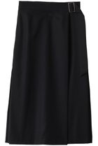 【ベイジ,/BEIGE,】のTERNES(テルヌ)/ウールナローラップスカート Black|ID: prp329100004578764 ipo3291000000032435399