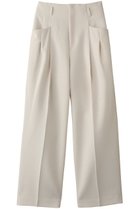 【ベイジ,/BEIGE,】のLAC(ラック)/2WAYストレッチワイドタックパンツ Ecru|ID: prp329100004578765 ipo3291000000032936286
