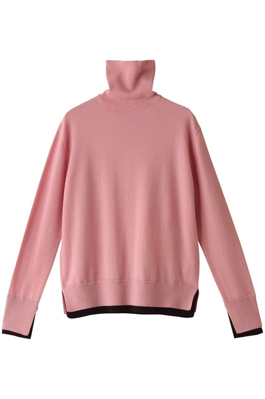 【ベイジ,/BEIGE,】のPOMPE(ポンプ)/ウールカシミヤタートルネックニット インテリア・キッズ・メンズ・レディースファッション・服の通販 founy(ファニー) 　ファッション　Fashion　レディースファッション　Ladies' Fashion Online　トップス・カットソー　Tops/Tshirt　ニット　Knit Tops　プルオーバー　Pullover　タートルネック　Turtleneck　インナー　Inner　カシミヤ　Cashmere　タートルネック　Turtleneck　定番　Standard　Pink×Bordeaux|ID: prp329100004578774 ipo3291000000032435497